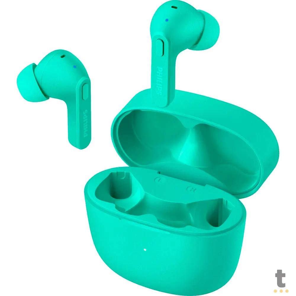 Fone De Ouvido Bluetooth True Wireless Philips Verde - TAT2206GR/00 Truedata